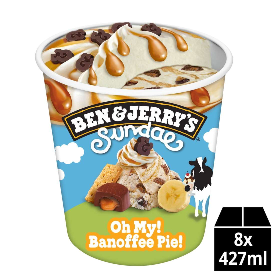 Ben & Jerry's Sundae Oh My! Banoffee Pie! 427ml